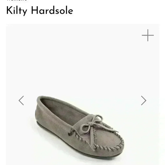 Minnetonka Moccasins Kitty Hardsole Gray Non-Slip Comfortable Womens Size 9 EUC - Picture 11 of 12